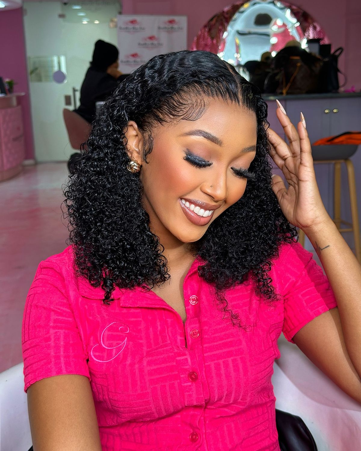 Hot Combo | 13x4 Full Frontal Glueless Jerry Curly Wig + 13x4 Full Frontal Glueless Straight Bob Wig