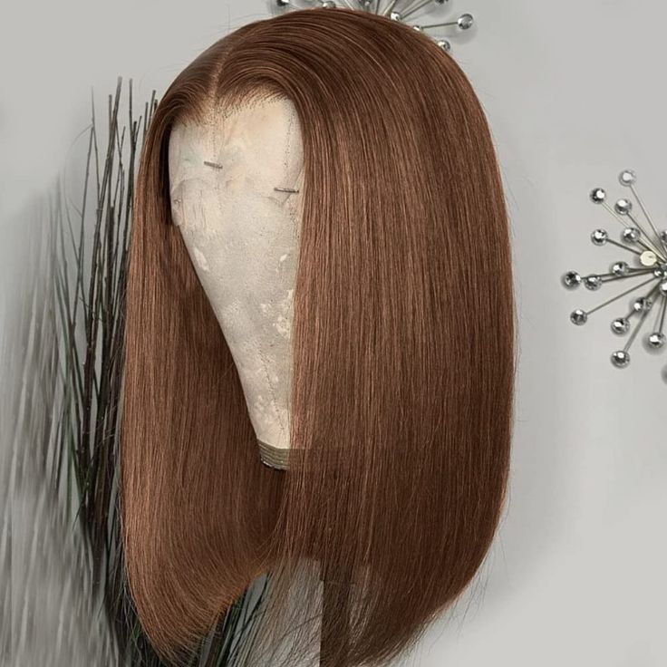 Hot Combo | 13x4 Full frontal Glueless Straight Wig + 5x5 Full frontal Glueless Brown Bob Wig