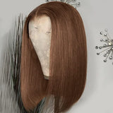 Hot Combo | 13x4 Full frontal Glueless Straight Wig + 5x5 Full frontal Glueless Brown Bob Wig