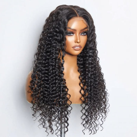 Sold Out-Emma Glueless Deep Wave 4x4 Lace Closure Wig Pre Plucked Curly Human Hair