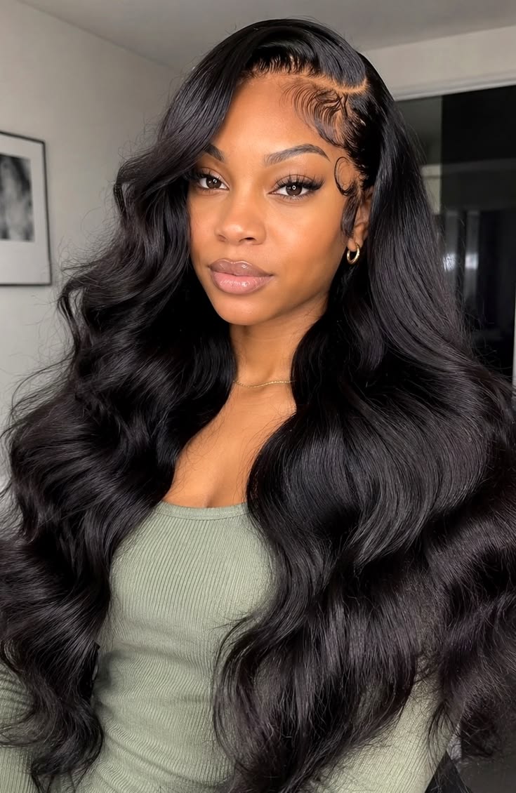 Emma 8x5 & 6x4 Glueless Body Wave Wig - Natural Lace Closure, 100% Human Hair
