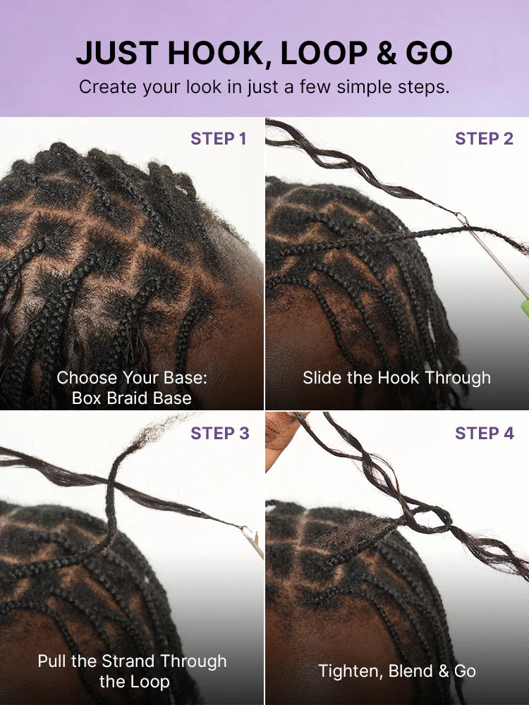 Emma Burmese Curly Crochet Human Hair 16 Inch 60g Knotless Pre-Separated Feather Crochet Human Hair Bundles  Invisible Miracle Knots Reusable Human Crochet Hair  Natural Black Color