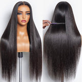 EMMA Glueless Comfort Wig 250% Density Straight with 13x4 Closure Lace Wig Pre Plucked Glueless 5x5 Wig Virgin Human Hair