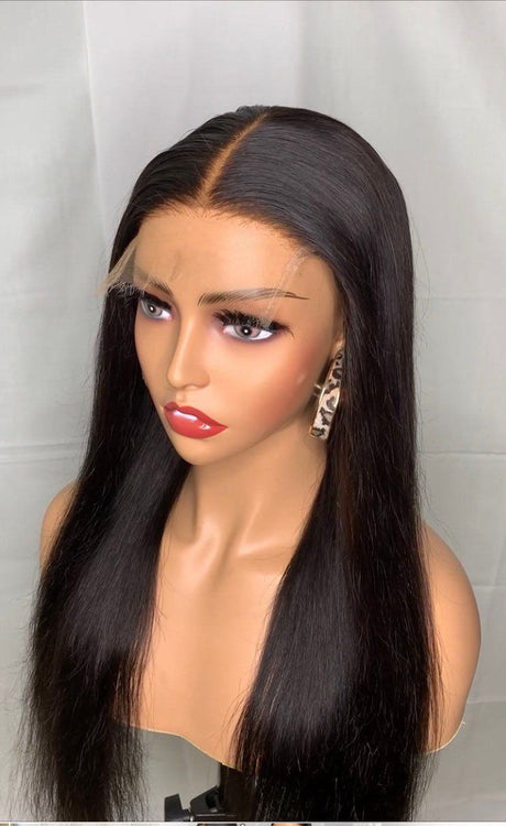 EMMA Comfort Wig 250% Density Straight with Glueless 4x4 Closure Lace Wig Virgin Human Hair