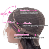 Combo Sale Water Wave 13x4 Frontal Wig and 8" Bob Wig Human Hair