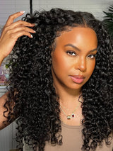 Emma Glueless 5x5 Jerry Curly Lace Closure Wig 100% Human Hair