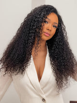 Emma Glueless 5x5 Jerry Curly Lace Closure Wig 100% Human Hair