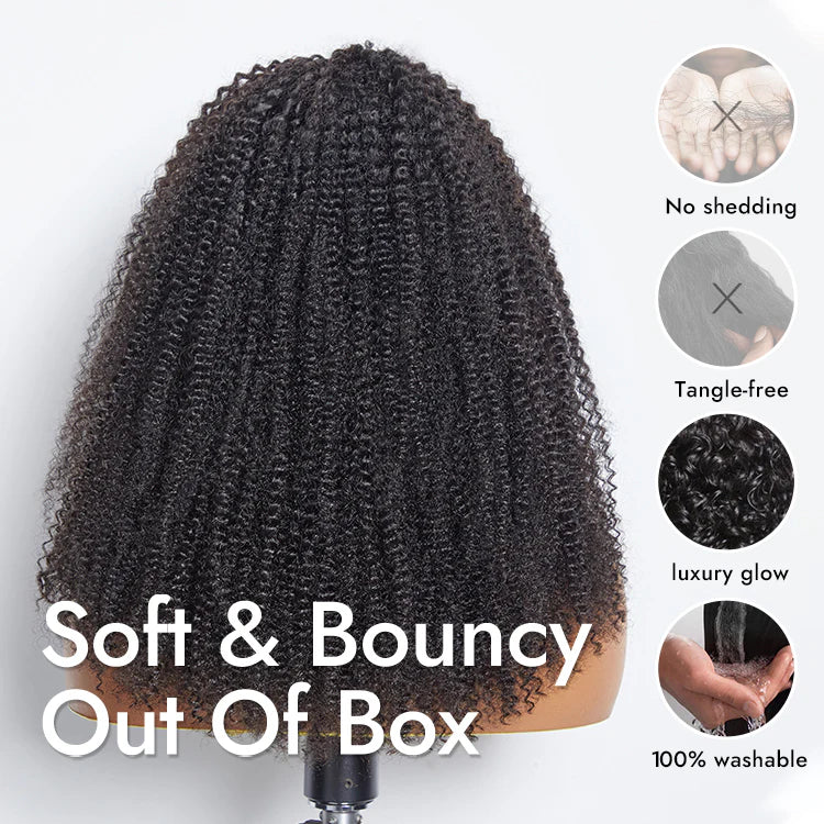 Emma Glueless 5x5 Jerry Curly Lace Closure Wig 100% Human Hair