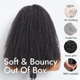 Emma Glueless 5x5 Jerry Curly Lace Closure Wig 100% Human Hair