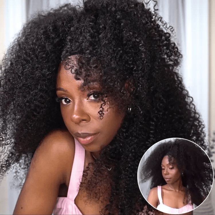 Emma Glueless 5x5 Jerry Curly Lace Closure Wig 100% Human Hair