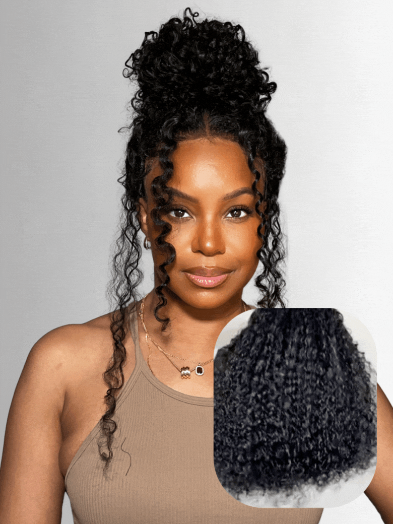 Emma Glueless 5x5 Jerry Curly Lace Closure Wig 100% Human Hair