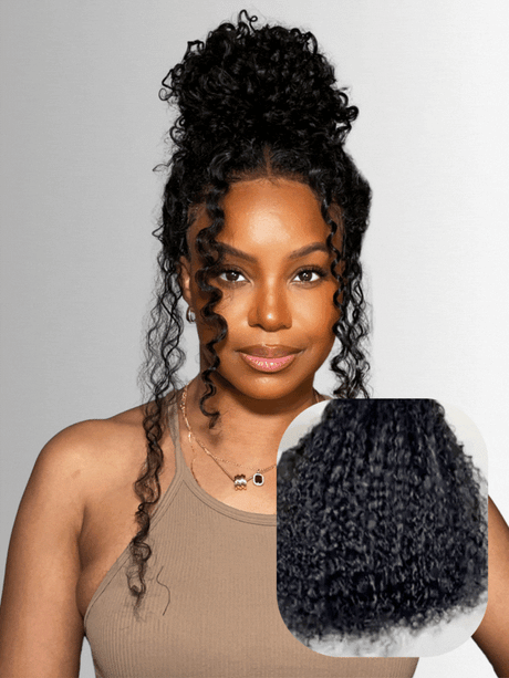 Emma Glueless 5x5 Jerry Curly Lace Closure Wig 100% Human Hair