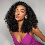 Emma Glueless 4x4 Jerry Curly Bob Wig 100% Human Hair