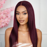 Emma  Glueless  4x4 Lace Full Frontal Human Hair Wig 530# Color