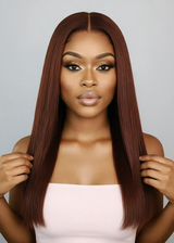 Emma Vietnam Hair Glueless 5X5 Lace Closure Wig Bone Straight SDD Human Hair