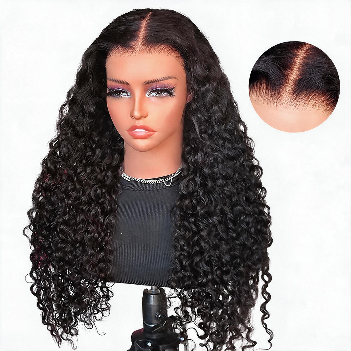 Emma Wet and Wavy 13x4 Lace Frontal Wig Water Wave Glueless 5x5 Wig Virgin Human Hair