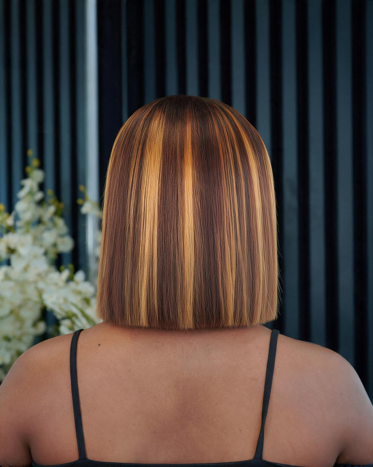 Emma SDD Bone Straight Bob Glueless Wigs Vietnamese Hair Piano Color Bob Wig
