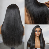 EMMA Glueless Comfort Wig 250% Density Straight with 13x4 Closure Lace Wig Pre Plucked Glueless 5x5 Wig Virgin Human Hair