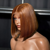 Hot Combo | 13x4 Full Frontal Glueless Jerry Curly Wig + 13x4 Full Frontal Brown Color Straight Bob Wig