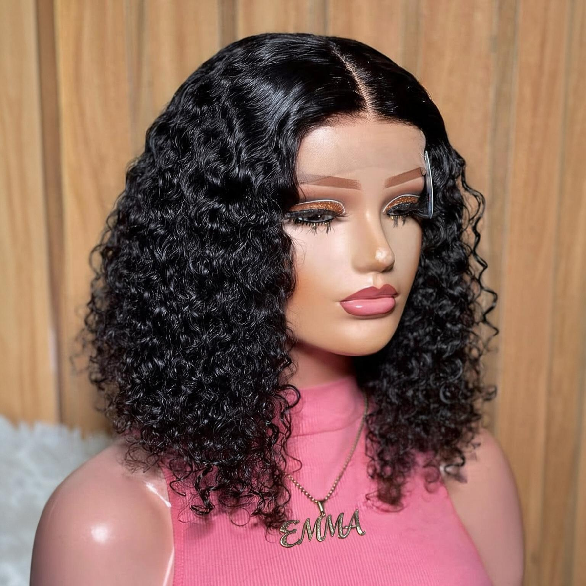 Hot Combo | 13x4 Full Frontal Glueless Brown Color Straight Lace Wig + 5x5 Full Frontal Glueless Water Wave Bob Wig