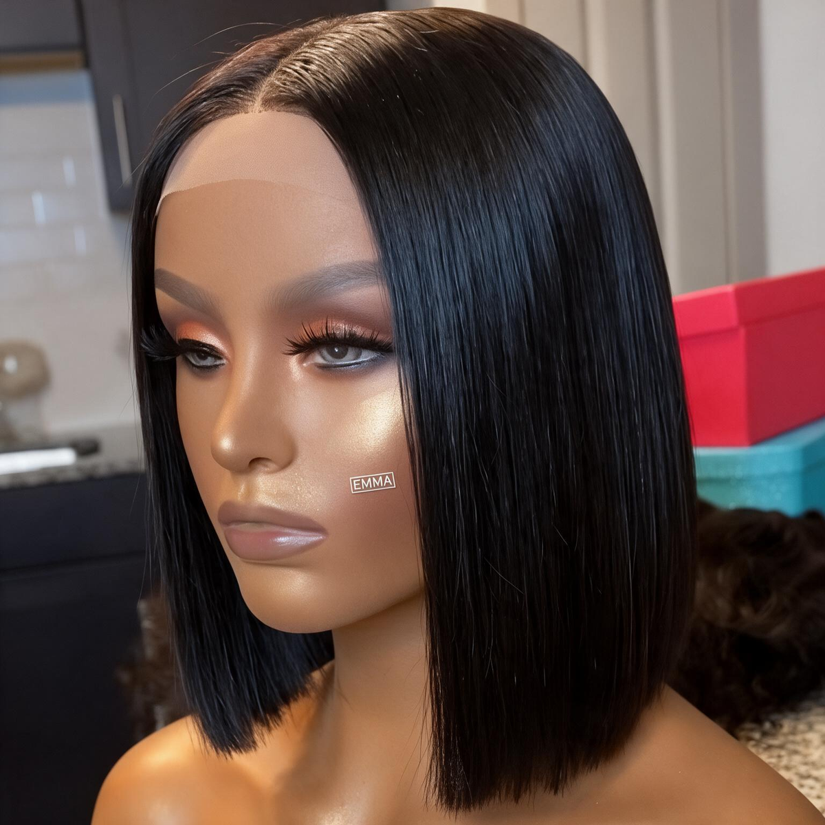 Hot Combo | 13x4 Full Frontal Glueless Brown Color Straight Wig + 5x5 Full Frontal Glueless Straight Bob Wig