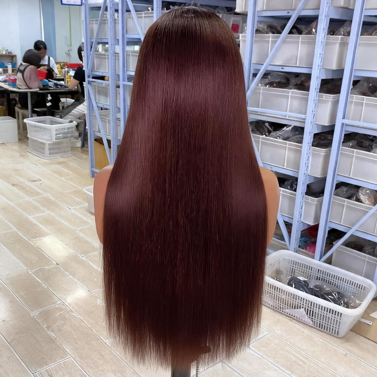 Hot Combo | 13x4 Full Frontal Glueless Brown Color Straight Wig + 5x5 Full Frontal Glueless Straight Bob Wig