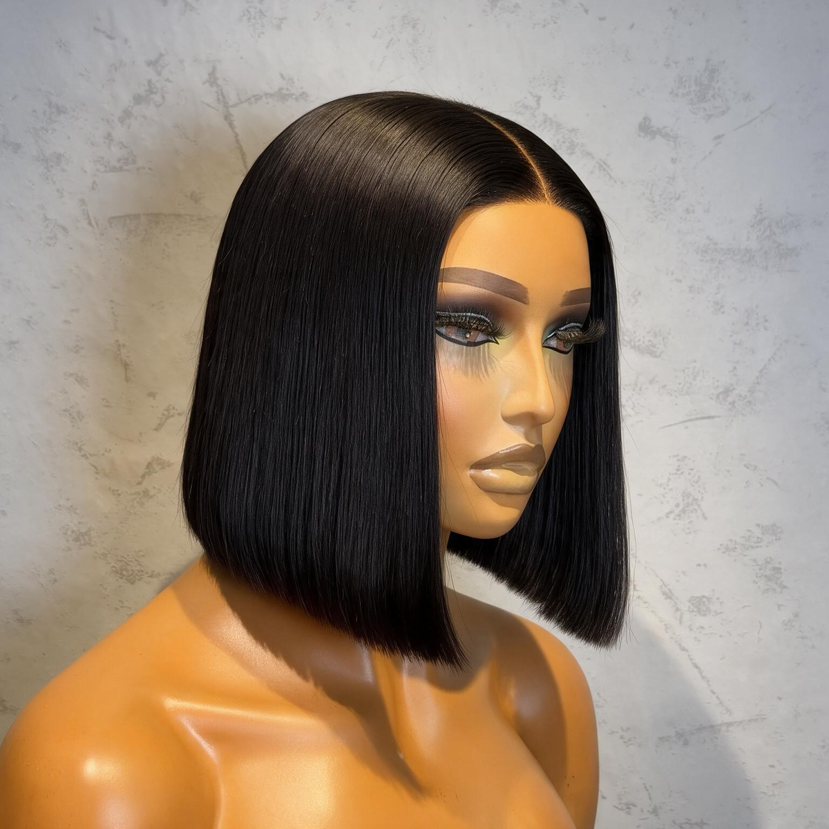 Hot Combo | Emma Glueless 13x4 Full Frontal Bob Wig + Brown Color Water Wave Wig With Human Hair
