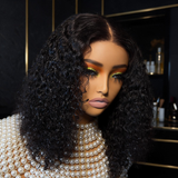 Hot Combo | 13x4 Full Frontal Glueless Jerry Curly Wig + 13x4 Full Frontal Brown Color Straight Bob Wig