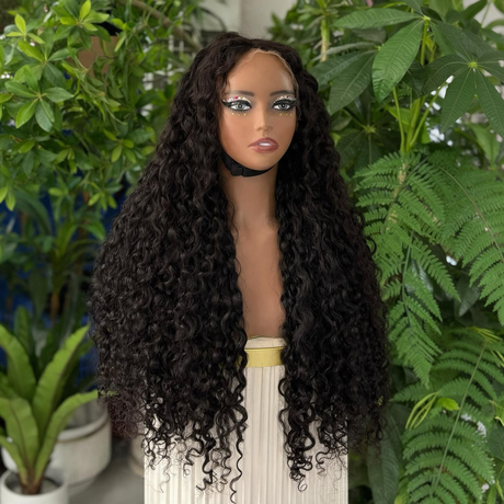 EMMA Glueless Comfort Wig 200% Density Water Wave with 13x4 Closure Lace Wig Pre Plucked Glueless 5x5 Wig Virgin Human Hair