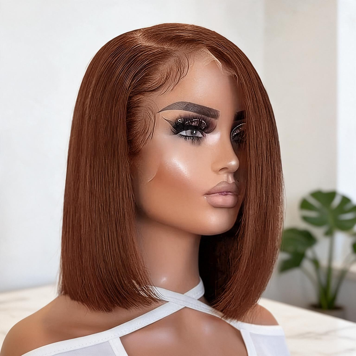 Emma Glueless 5x5 Lace Closure Bob Wig Pre Plucked 13x4 Full Frontal Wig Human Hair