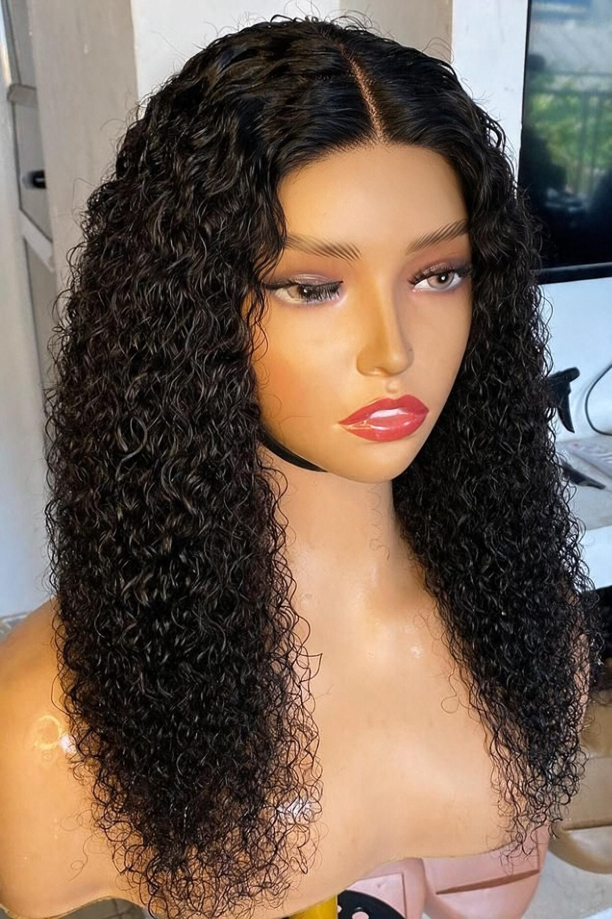 Emma Glueless 13x4 Lace Frontal Wig Jerry Curly Glueless 5x5 Lace Closure Wig 100% Human Hair