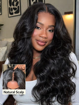 EMMA Glueless 13x4 Closure  Lace Loose Body Wave 100% Human Hair Wig