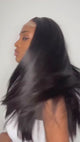 220% Density Luxury Custom 5X5 Straight Lace Closure Wig Double Drawn Virgin Human Hair HD Transparent Lace Wigs