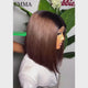 Emma Glueless SDD Bone Straight Vietnam 5x5 Lace Closure Bob wig  Ombre Brown T1B/4 Color