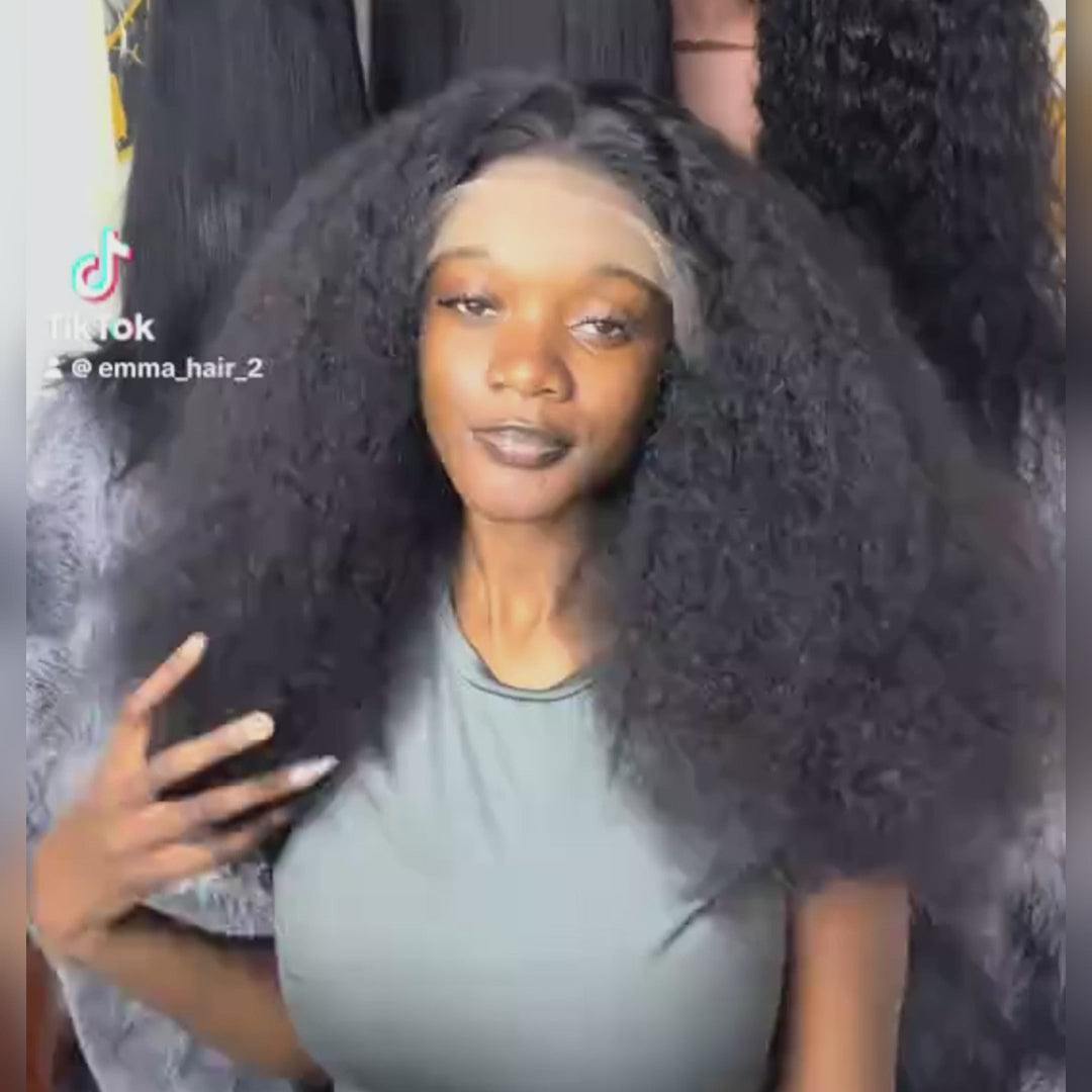 Emma Combo Sale SDD Jerry Curly Frontal Wig & 10" DD Bob Wig