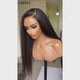 Emma Kinky Straight 13x4 Full Frontal Glueless Wig Pre Plucked 100% Human Hair
