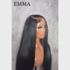 EMMA Glueless Comfort Wig 200% Density Straight with 13x4 Closure Lace Wig Pre Plucked Glueless 5x5 Wig Virgin Human Hair