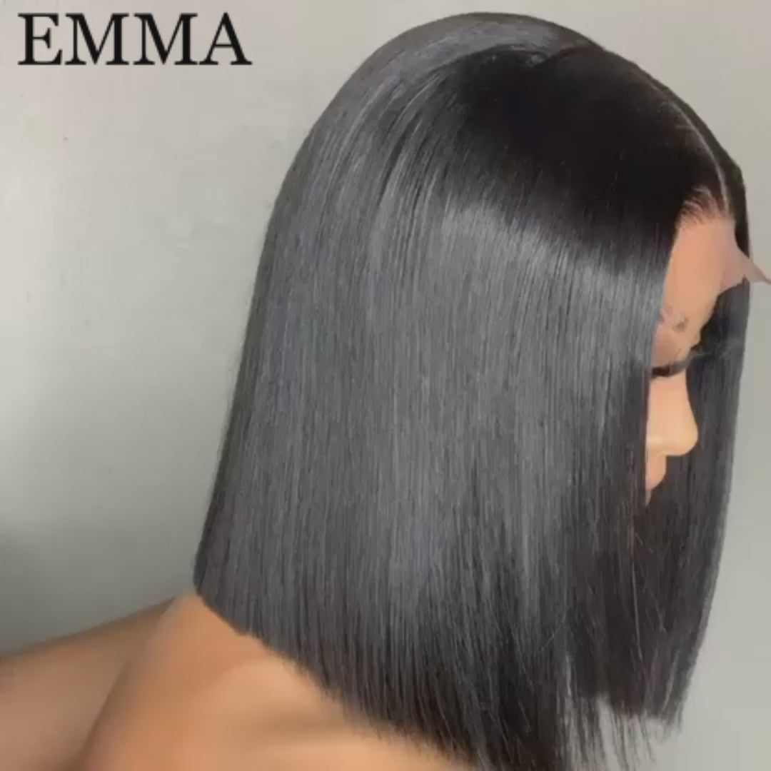 Hot Combo | 13x4 Full Frontal Glueless Brown Color Straight Wig + 5x5 Full Frontal Glueless Straight Bob Wig