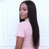 Emma 4x4 Lace Straight Wig | 100% Remy Human Hair | Glueless & Natural Hairline