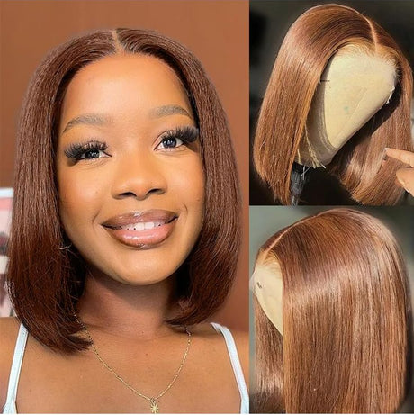 Hot Combo | 13x4 Full frontal Glueless Water Wave + 5x5 Full frontal Glueless Brown Bob