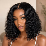 Emma Glueless 5x5 Water Wave Bob Wig 100% Human Hair