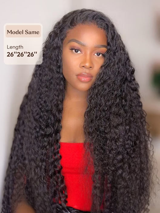 Upgraded Brazilian Hair | 3pcs  Water Wave 100% Virgin Human Hair Bundles